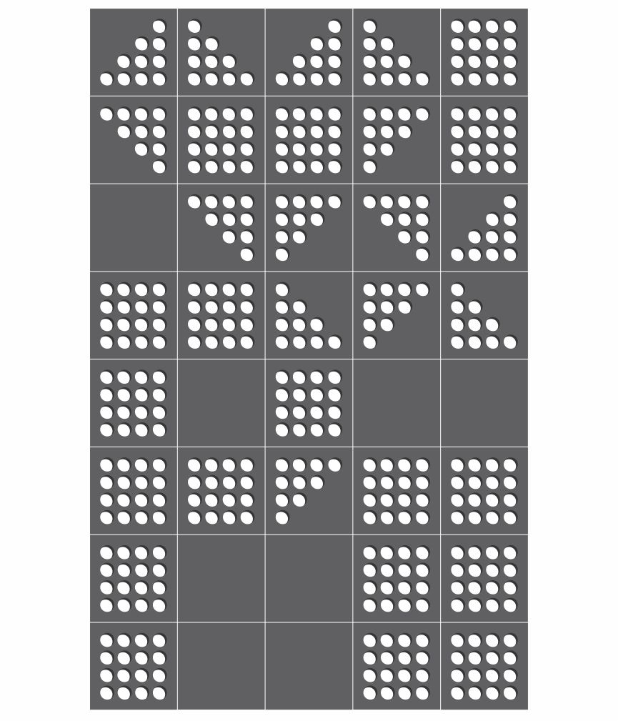 Pixel Bling 1" Squares